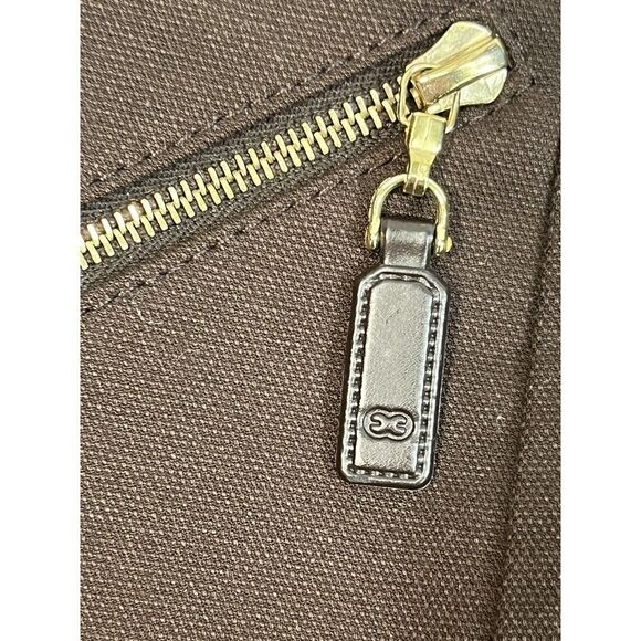 Escada Skirt Brown Pencil Zipper Pockets Pleat Lined Size 4 US 34 German - Picture 15 of 16